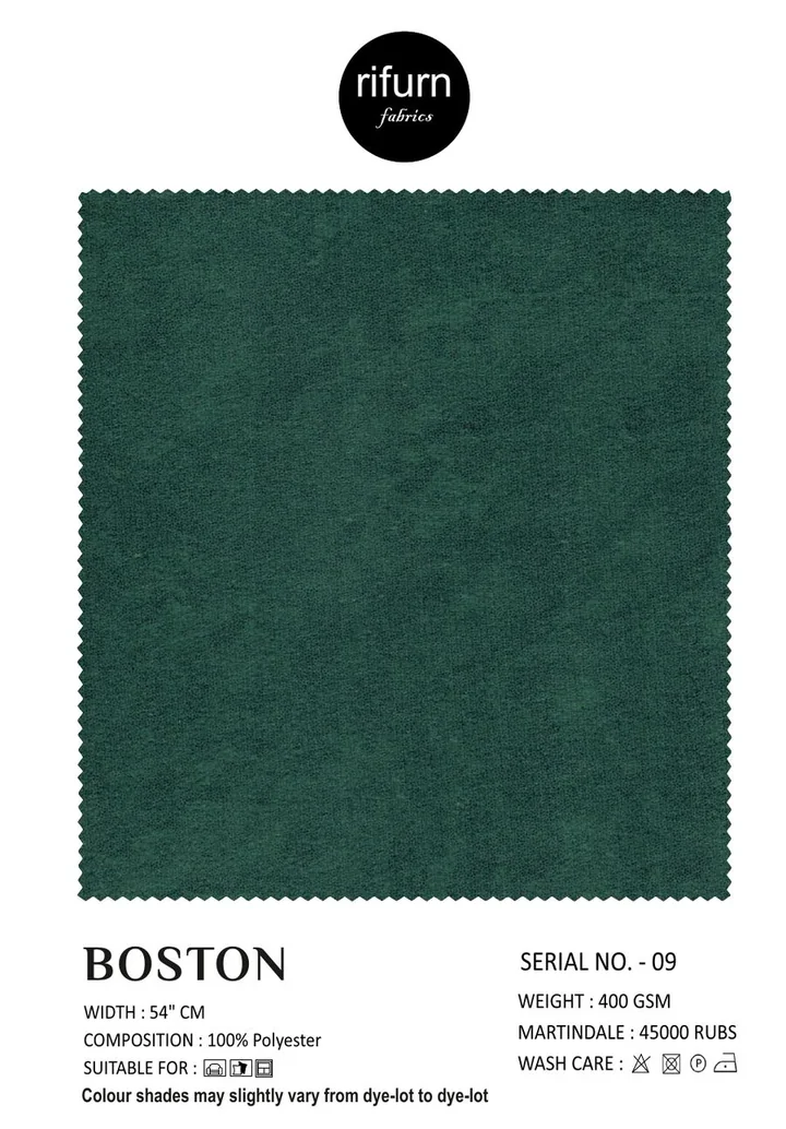 Rifurn Boston fabric card, shade SR 09