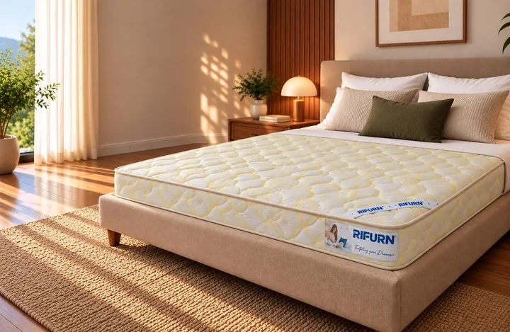 Rifurn Cozy Bond mattress, in a bedroom