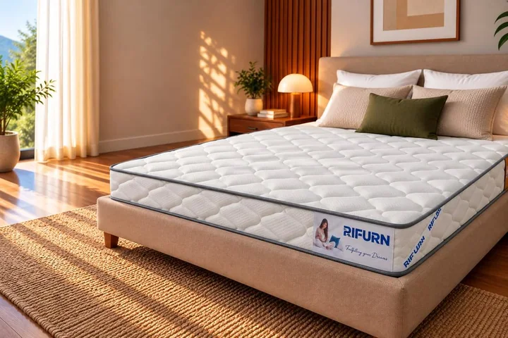 Rifurn Springer mattress, in a bedroom