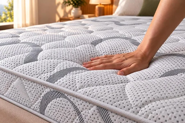 Rifurn Ortho Comfort mattress, fabric close-up