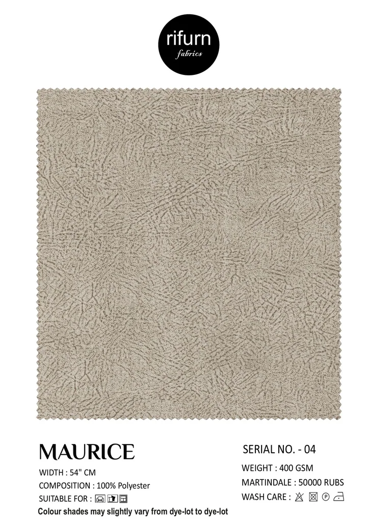 Rifurn Maurice fabric card, shade SR 04