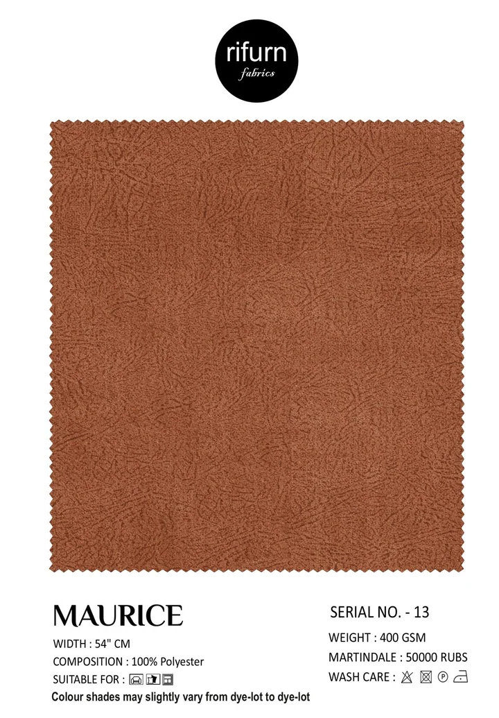 Rifurn Maurice fabric card, shade SR 13