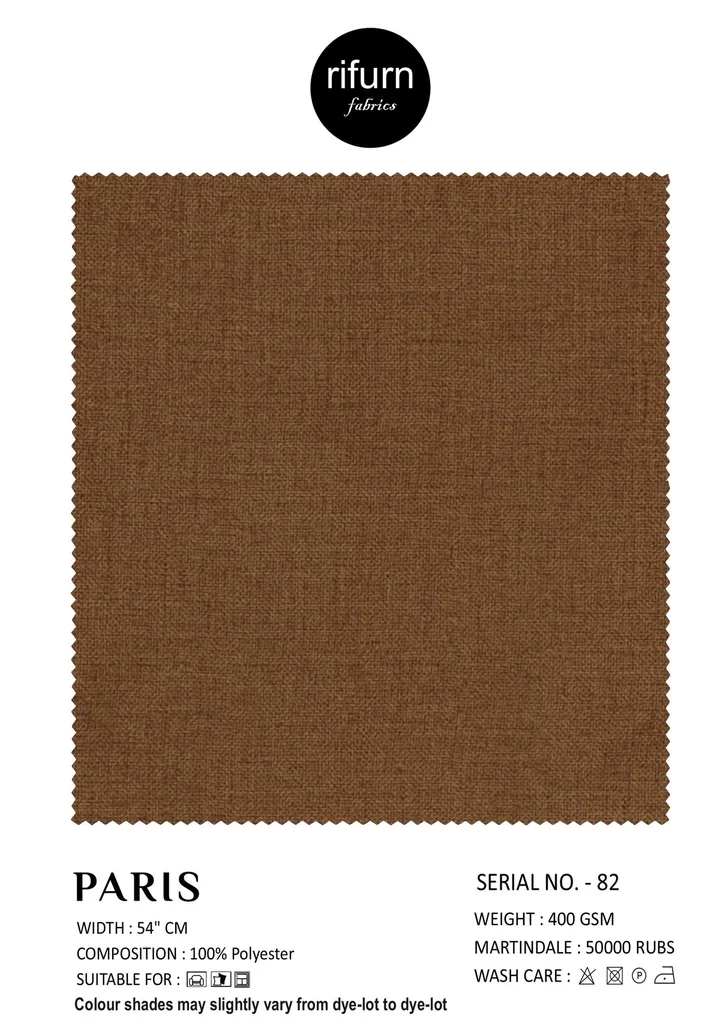 Rifurn Paris fabric card, shade SR 82