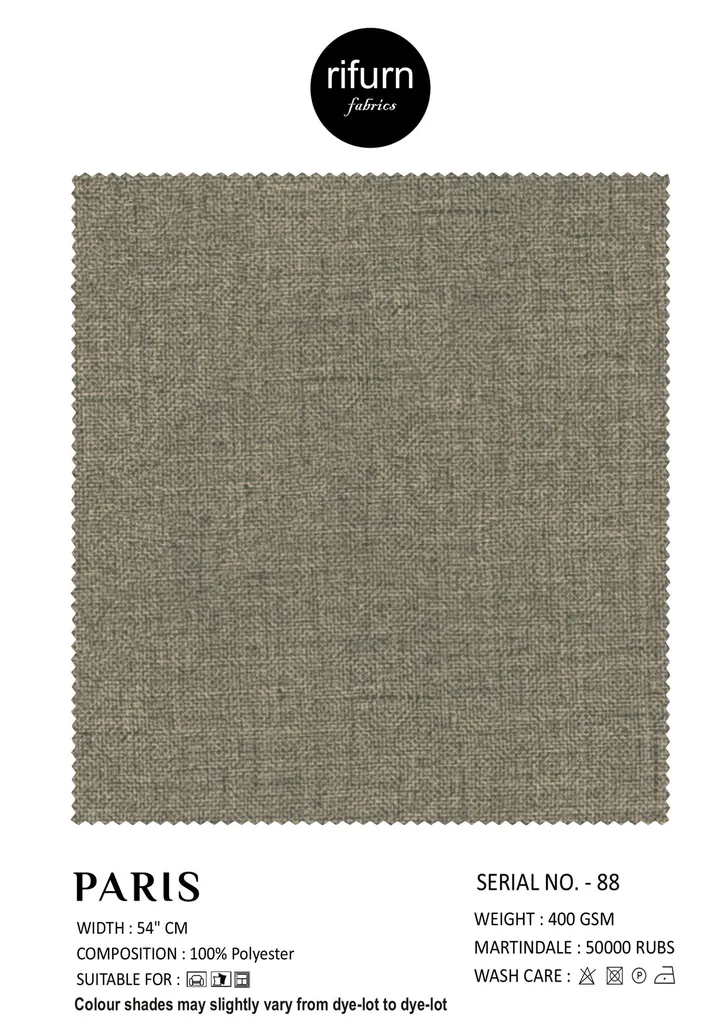 Rifurn Paris fabric card, shade SR 88