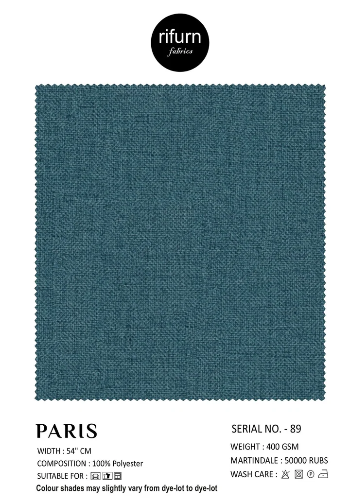 Rifurn Paris fabric card, shade SR 89