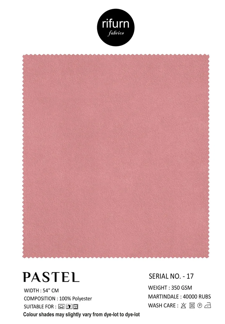 Rifurn Pastel fabric card, shade SR 17