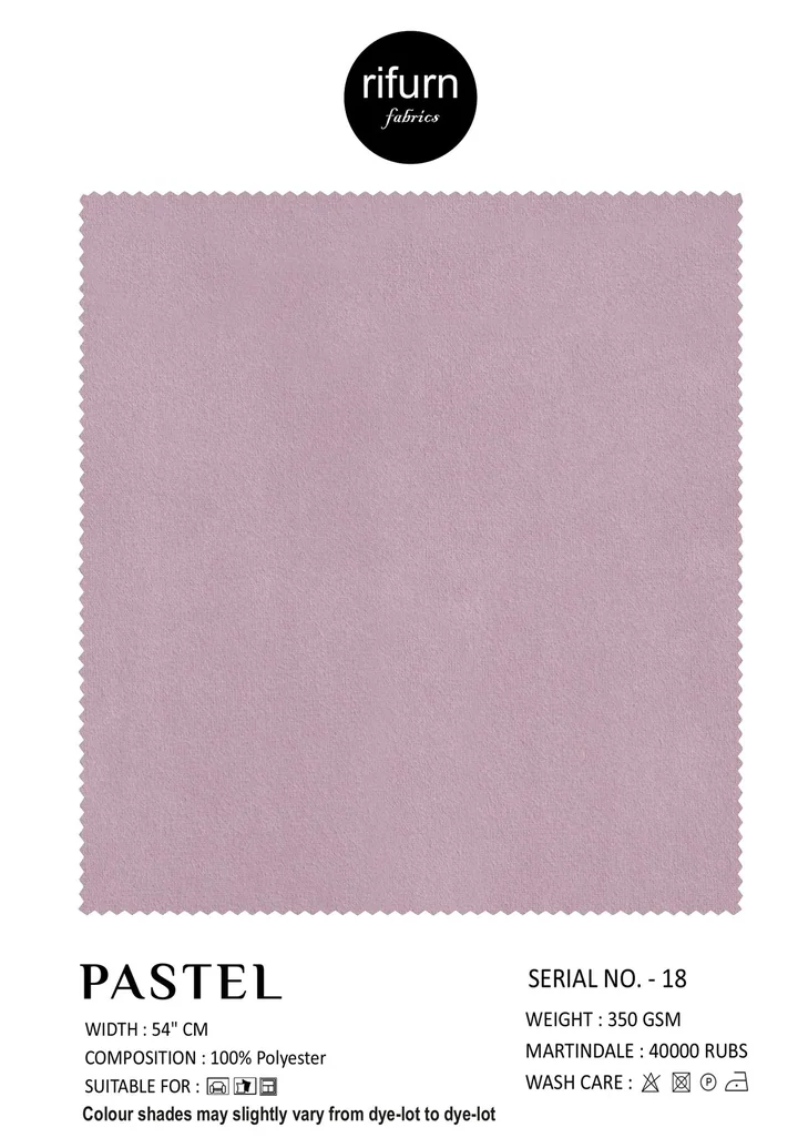 Rifurn Pastel fabric card, shade SR 18
