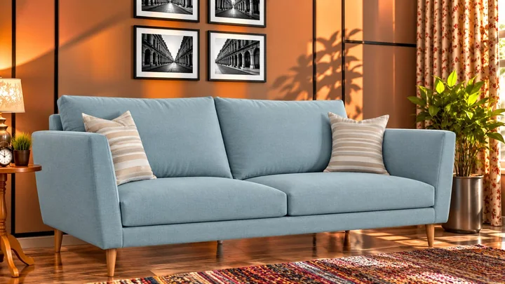 Pastel SR 21 on a sofa