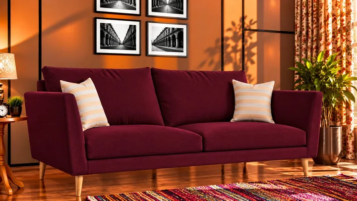 Pastel SR 34 on a sofa