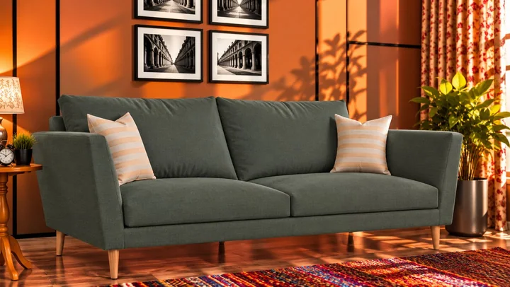 Pastel SR 42 on a sofa