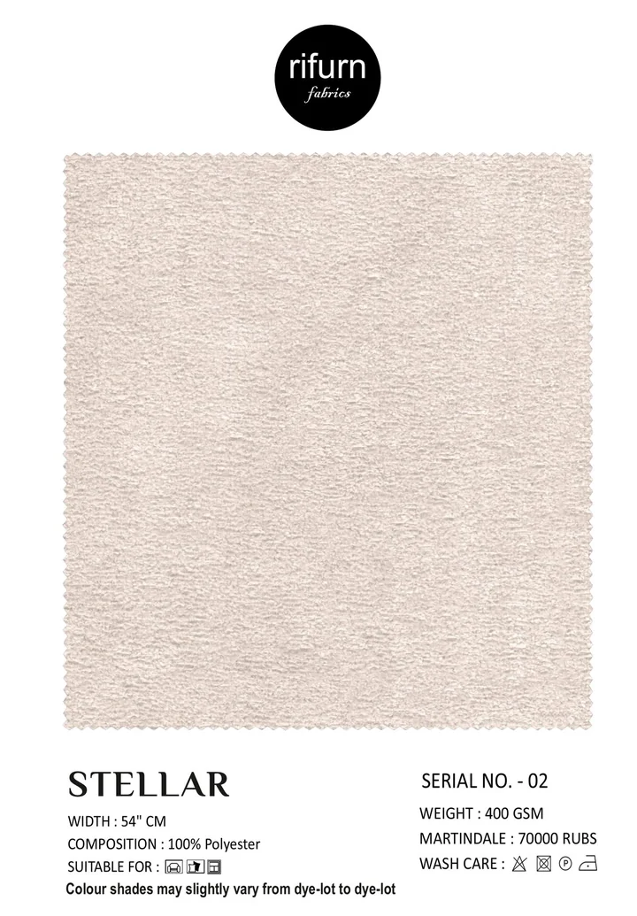 Rifurn Stellar fabric card, shade SR 02