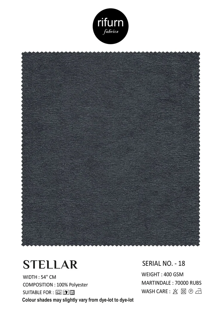 Rifurn Stellar fabric card, shade SR 18